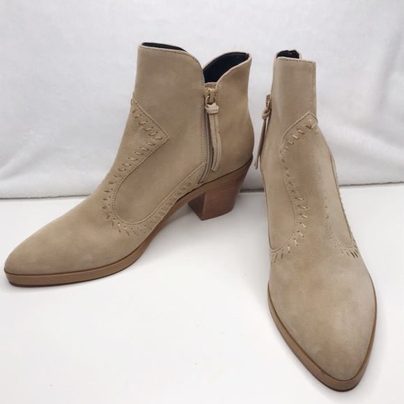 NEW Rebecca Minkoff Suede Lulu Ankle Booties - Picture 5 of 8